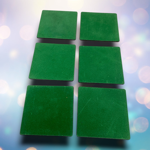 Vintage NEW Wooden 6 Coaster Set Morning Glory Floral Wooden Box Holder NOS - Picture 3 of 6